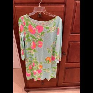 LILLY PULITZER T SHIRT DRESS SIZE L